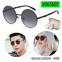 Lentes de Sol Redondos Vintage Coreano Lennon Unisex